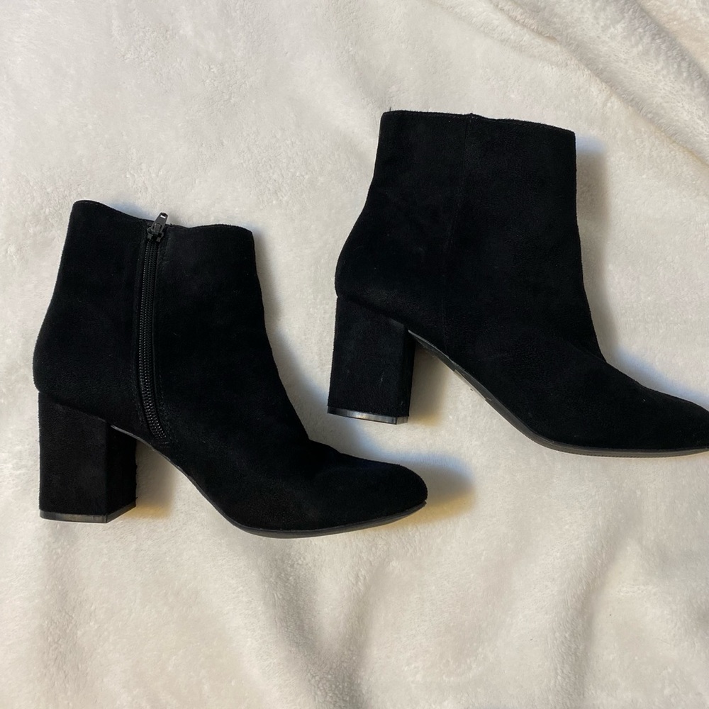 Suede ankle boots